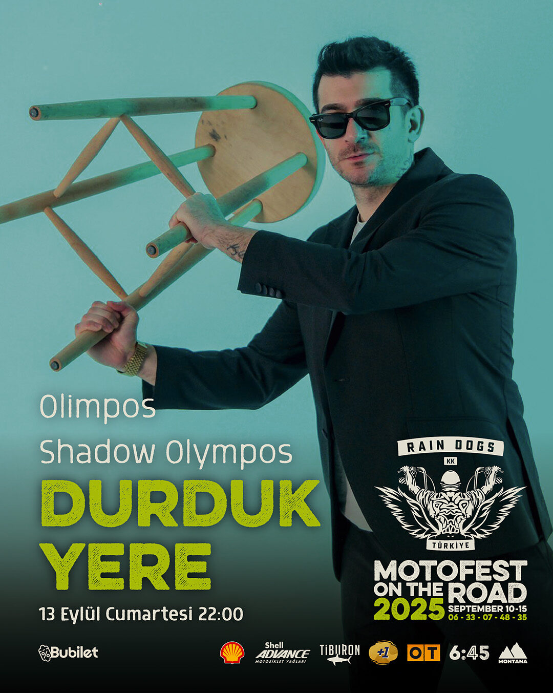 Moto Fest On The Road 2025 Durduk Yere Konser Afişi